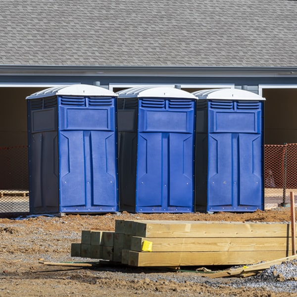 how often are the porta potties cleaned and serviced during a rental period in Cayce Kentucky